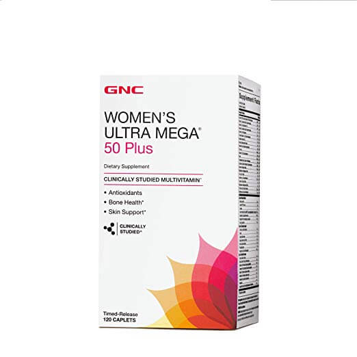 GNC Women’s Ultra Mega 50 plus Daily Multivitamin